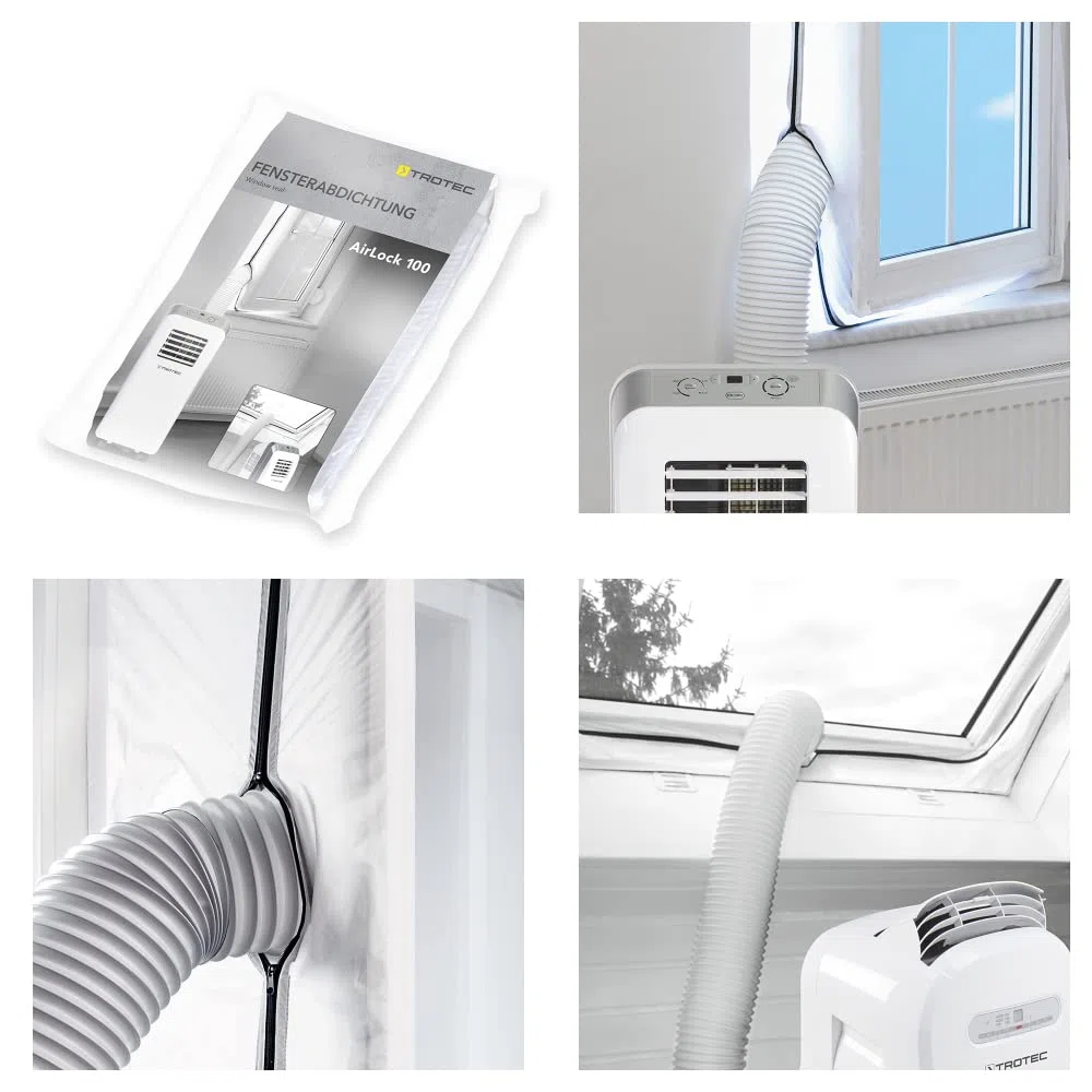TROTEC AirLock 100 Fensterabdichtung für mobile Klimageräte und Ablufttrockner