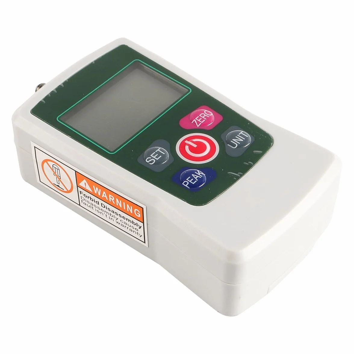 Tragbares elektronisches Druck- und Zugkraftmessgerät mit Digitalanzeige, Mini-Handdruckkraftmessgerät mit Digitalanzeige, mit Vorrichtungsköpfen und Aufbewahrungskoffer (500 N)