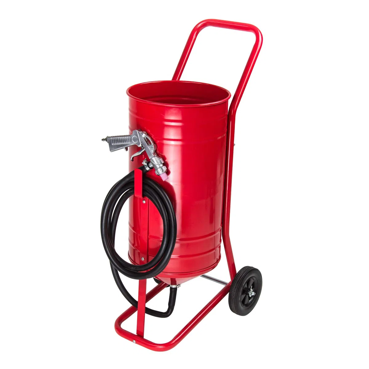 Dema Sandstrahlgerät 30L Sandstrahler Kabine Mobil, 4,3-7,5 Bar, 400-700 L/min, Effizienter Sandstrahler für Metall, Holz und Rostentfernung