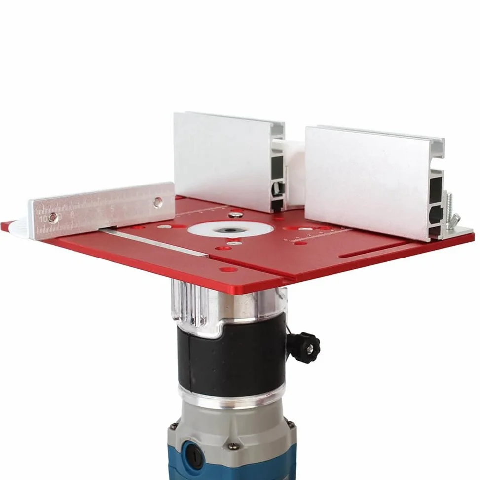 Holzbearbeitung Tischkreissäge Fräsen Flip Plate Multifunktions-Trimmer-Graviermaschine